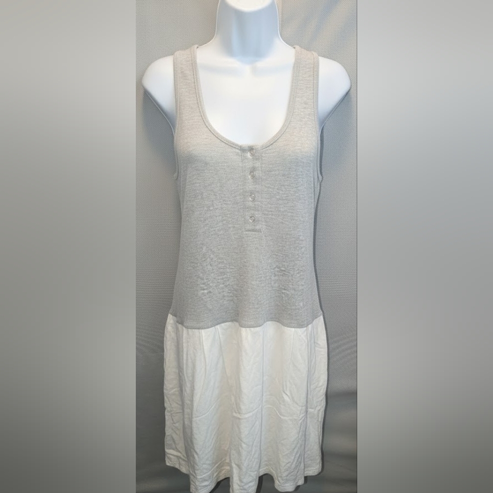 Reiss Zeta Mixed Jersey Knit Racerback Midi Dress